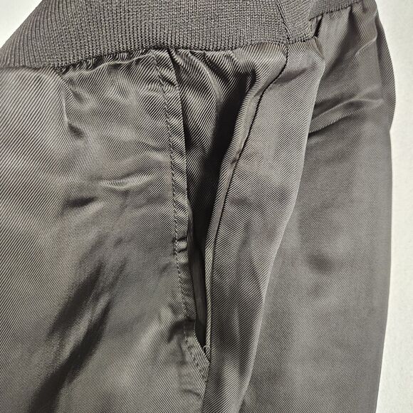 Cinq a Sept Tous Les Jours Giles Satin Jogger Size XL Pant Black Travel Designer - Picture 10 of 16